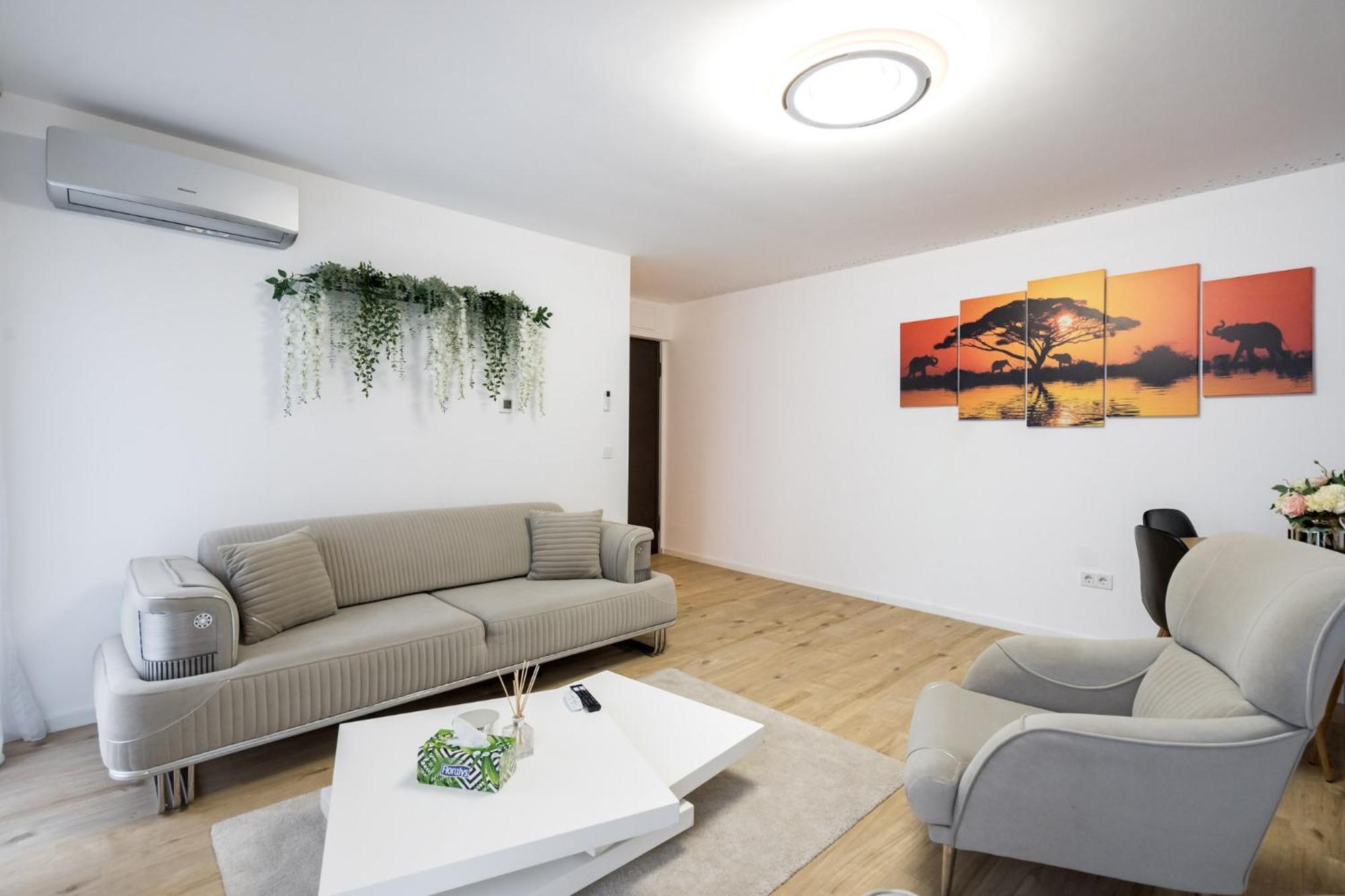 Breeze - Modern Escape In Pipera Lejlighed Bukarest Eksteriør billede